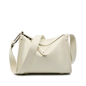 Genuine Soft Leather Shoulder Tote Crossbody Purses Bucket Bags White Genuine Soft Leather Shoulder Tote Crossbody Purses Bucket Bags White