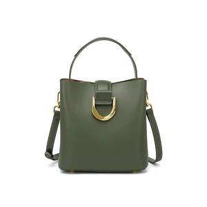 Genuine Leather Large Capacity Crossbody Bag Green Genuine Leather Large Capacity Crossbody Bag Green