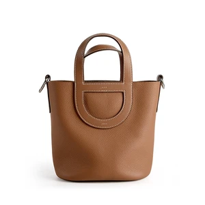 Genuine Leather Women Handbags Tote Purse Shoulder Bag Brown Genuine Leather Women Handbags Tote Purse Shoulder Bag Brown