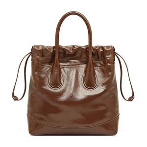 Song Cowhide Vintage Women Handbag Brown Song Cowhide Vintage Women Handbag Brown