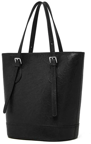 Genuine Leather Women Handbags Tote Purse Shoulder Bag Black Genuine Leather Women Handbags Tote Purse Shoulder Bag Black