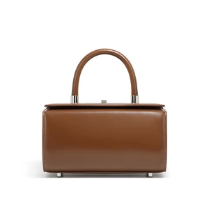Genuine Leather Fashion Simple Shoulder Crossbody Women's Bag Brown Genuine Leather Fashion Simple Shoulder Crossbody Women's Bag Brown