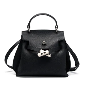 Genuine Leather Shoulder Crossbody Bag Lindy Small Bag Black Genuine Leather Shoulder Crossbody Bag Lindy Small Bag Black