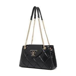 Genuine Leather Women Shoulder Bag Black Genuine Leather Women Shoulder Bag Black