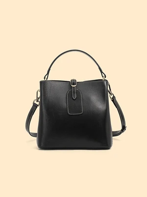 Genuine Leather Women Tote Bag Soft Handbags Black Genuine Leather Women Tote Bag Soft Handbags Black