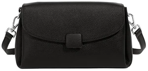 Genuine Leather Women Large Casual Handbag Black Genuine Leather Women Large Casual Handbag Black