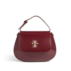 Genuine Leather Women Shoulder Bag Vintage Crossbody Purse Handbag Red Genuine Leather Women Shoulder Bag Vintage Crossbody Purse Handbag Red