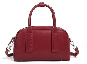 Women Genuine Leather Purses and Handbag Red Women Genuine Leather Purses and Handbag Red