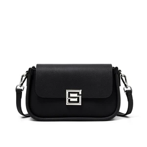Genuine Leather Women TOGO Shoulder Cross Bag Black Genuine Leather Women TOGO Shoulder Cross Bag Black