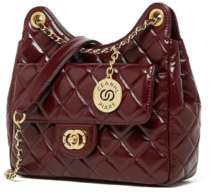 Genuine Leather Women Handbag and Purse Purple Genuine Leather Women Handbag and Purse Purple
