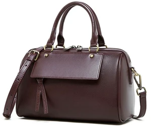 Genuine Leather Women Crossbody Bag Brown Genuine Leather Women Crossbody Bag Brown
