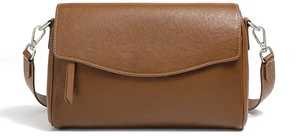 Genuine Leather Women Shoulder Bag Brown Genuine Leather Women Shoulder Bag Brown
