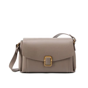 Genuine Leather Women Tote Bag Grey Genuine Leather Women Tote Bag Grey