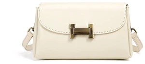 Women's Genuine Leather Tote Shoulder Handbag White Women's Genuine Leather Tote Shoulder Handbag White