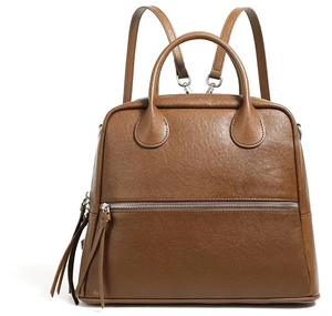 Genuine Leather Women Shoulder Handbag Tote Hobo Handbag Brown Genuine Leather Women Shoulder Handbag Tote Hobo Handbag Brown