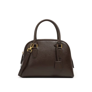 Genuine Leather Women Handbag and Purse Brown Genuine Leather Women Handbag and Purse Brown