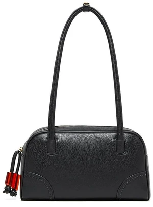 Genuine Leather Women Shoulder Handbag Ladies Crossbody Purse Black Genuine Leather Women Shoulder Handbag Ladies Crossbody Purse Black