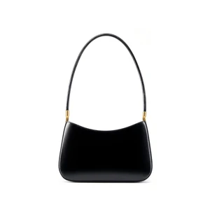 Genuine Leather Women's Tote Bag Black Genuine Leather Women's Tote Bag Black