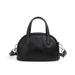 Genuine Leather Female Cross Bag Women Handbag Black Genuine Leather Female Cross Bag Women Handbag Black