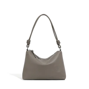 Genuine Leather Women Shoulder Handbag Ladies Crossbody Purse Grey Genuine Leather Women Shoulder Handbag Ladies Crossbody Purse Grey