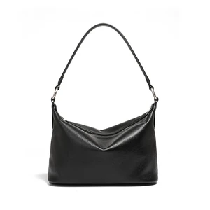 Genuine Leather Women Western Shoulder Handbag Black Genuine Leather Women Western Shoulder Handbag Black