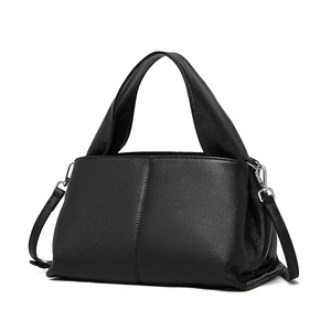 Women Genuine Leather Handbag Black Women Genuine Leather Handbag Black