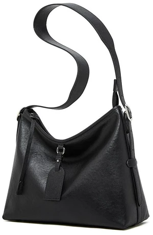 Genuine Leather Satchel Handbag for Women Vintage Handmade Shoulder Bag Black Genuine Leather Satchel Handbag for Women Vintage Handmade Shoulder Bag Black