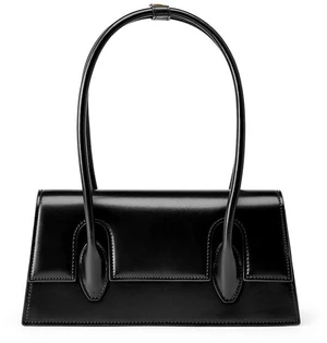 Genuine Leather Women's Beach Bag Shoulder Bag Black Genuine Leather Women's Beach Bag Shoulder Bag Black