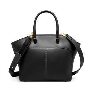 Genuine Leather Fashion Women's Shoulder Bag Tote Bag Black Genuine Leather Fashion Women's Shoulder Bag Tote Bag Black