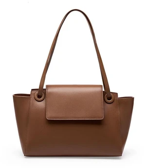 Women Genuine Leather Crossbody Bags Women's Tote Shoulder Bag Brown Women Genuine Leather Crossbody Bags Women's Tote Shoulder Bag Brown