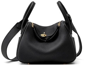 Genuine Leather Women Retro Classic Clutch Hobo Tote Purse and Handbag Cute Crossbody Bags Black Genuine Leather Women Retro Classic Clutch Hobo Tote Purse and Handbag Cute Crossbody Bags Black