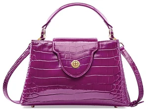 Genuine Leather Fashion Hobo Bags Large Purse and Handbags Purple Genuine Leather Fashion Hobo Bags Large Purse and Handbags Purple