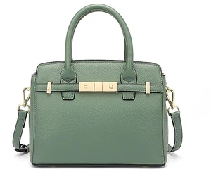 Genuine Leather Womens Purses and Handbags Shoulder Bag Green Genuine Leather Womens Purses and Handbags Shoulder Bag Green