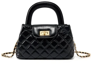 Genuine Leather Women Large Capacity Crossbody Bag Shoulder Bag Black Genuine Leather Women Large Capacity Crossbody Bag Shoulder Bag Black