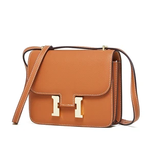 Genuine Leather Women Shoulder Purses and Handbags Orange Genuine Leather Women Shoulder Purses and Handbags Orange