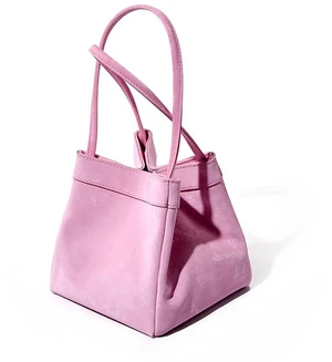 Genuine Leather Fashion Women's Handbag Messenger Bag Pink Genuine Leather Fashion Women's Handbag Messenger Bag Pink