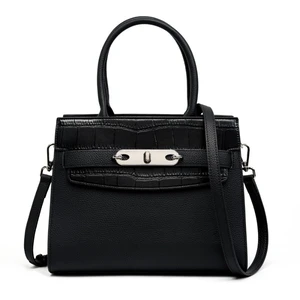 Genuine Leather Women's Bag Vintage Handbag Black Genuine Leather Women's Bag Vintage Handbag Black