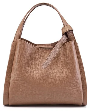 Genuine Leather Large Capacity Women's Crossbody Handbag Brown Genuine Leather Large Capacity Women's Crossbody Handbag Brown
