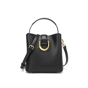 Genuine Leather Large Capacity Crossbody Bag Black Genuine Leather Large Capacity Crossbody Bag Black
