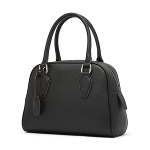 Women Genuine Leather Handbag Top-handle Satchel Bag Black Women Genuine Leather Handbag Top-handle Satchel Bag Black