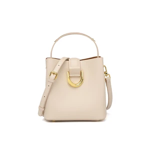 Genuine Leather Large Capacity Crossbody Bag White Genuine Leather Large Capacity Crossbody Bag White
