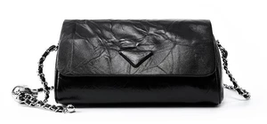 Woman Handbag Luxury Leather Underarm Shoulder Casual Tote Lady Soft Bucket Bag Black Woman Handbag Luxury Leather Underarm Shoulder Casual Tote Lady Soft Bucket Bag Black