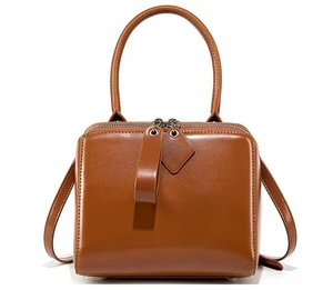 Genuine Leather Women Tote Bag Soft Handbags Vintage Shoulder Purses Brown Genuine Leather Women Tote Bag Soft Handbags Vintage Shoulder Purses Brown