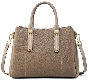 Women Genuine Leather Purses Handbags Tote Bag Shoulder Bag Top Handle Satchel Crossbody Hobo Bags Grey Women Genuine Leather Purses Handbags Tote Bag Shoulder Bag Top Handle Satchel Crossbody Hobo Bags Grey