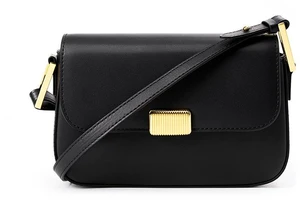Women Genuine Leather Crossbody Bag Black Women Genuine Leather Crossbody Bag Black