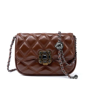 Women Genuine Leather Small Classy Crossbody Purse Top Handle Handbags Brown Women Genuine Leather Small Classy Crossbody Purse Top Handle Handbags Brown