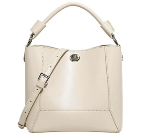 Genuine Leather Tote Bag Ladies Travel Purses and Handbags White Genuine Leather Tote Bag Ladies Travel Purses and Handbags White