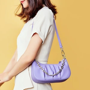 Genuine Leather Women Handbags Purple Genuine Leather Women Handbags Purple
