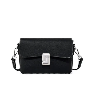 Genuine Leather Women's Small Classy Crossbody Purse Top Handle Handbags Black Genuine Leather Women's Small Classy Crossbody Purse Top Handle Handbags Black