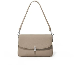 Ladies'Cowhide Shoulder Bag Tote Handbag Grey Ladies'Cowhide Shoulder Bag Tote Handbag Grey